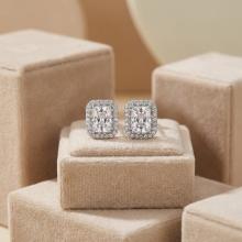 Сребърни обеци Величие