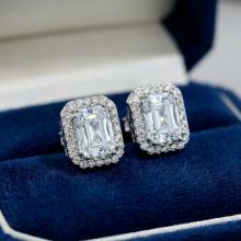 Сребърни обеци Величие