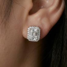 Сребърни обеци Величие