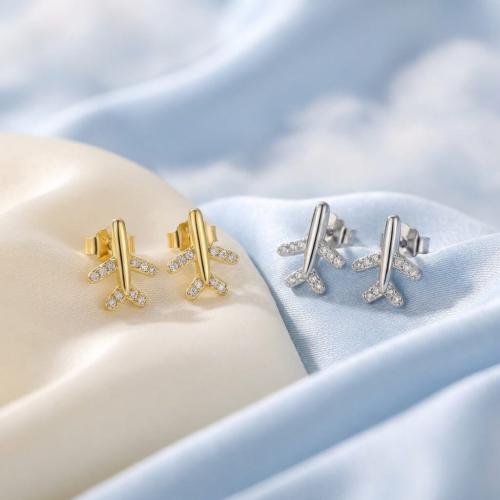 Сребърни обеци Пътешествие