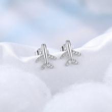 Сребърни обеци Пътешествие