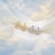 Сребърни обеци Пътешествие