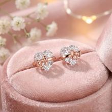 Сребърни обеци Gift Heart