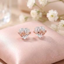 Сребърни обеци Gift Heart