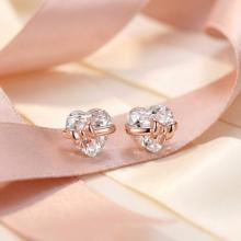 Сребърни обеци Gift Heart