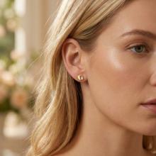 Сребърни обеци Cameron