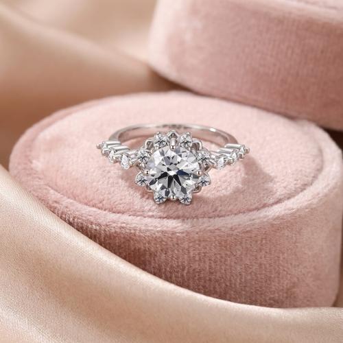  Сребърен пръстен Слънчево Цвете