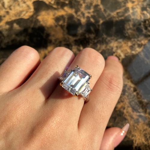 Сребърен пръстен Изящество Crystal