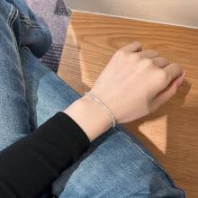 Тенис гривна с бели циркони 2,5мм