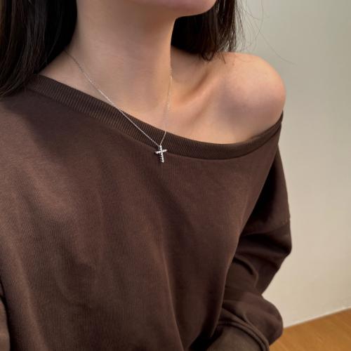 Сребърно колие Faith