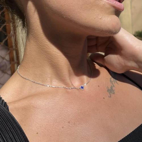Сребърно колие One Cleef-7мм