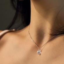 Сребърно колие Блясък