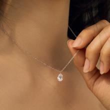 Сребърно колие Блясък