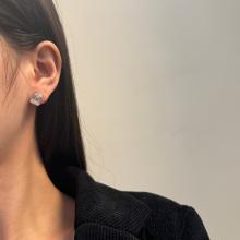 Сребърни обеци Великолепие