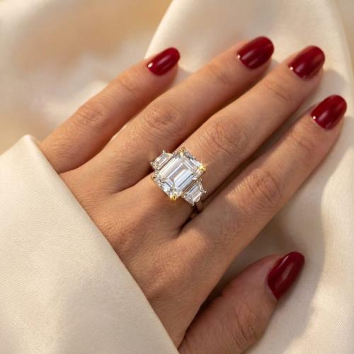 Сребърен пръстен Изящество Crystal