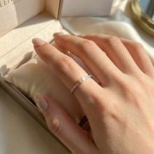 Сребърен пръстен с перла