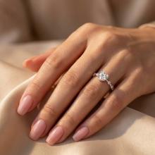 Сребърен пръстен Пасианс