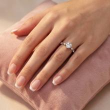 Сребърен пръстен Пасианс