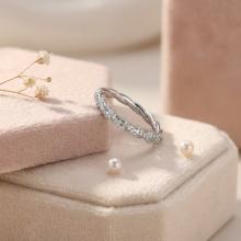 Сребърен пръстен Hug