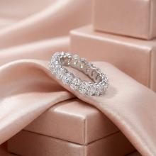 Сребърна халка Овал