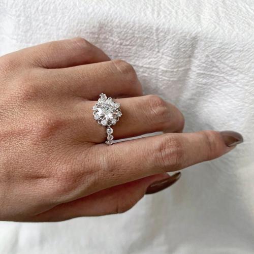  Сребърен пръстен Идилия