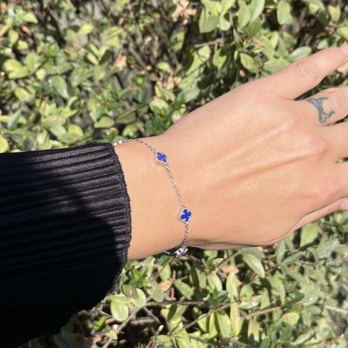Сребърна гривна One Cleef-7мм