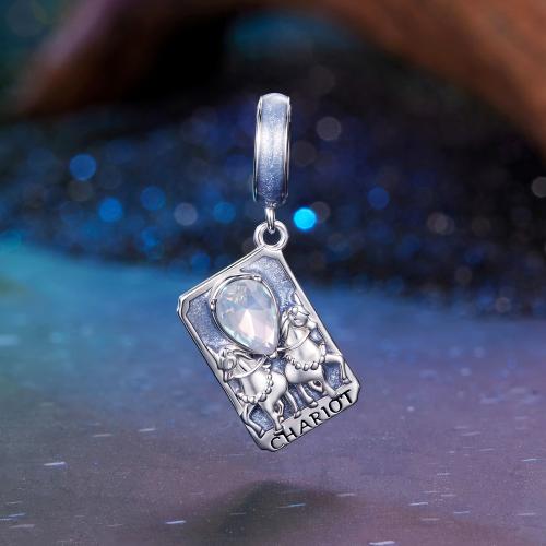Сребърен Талисман Tarot Card-The chariot