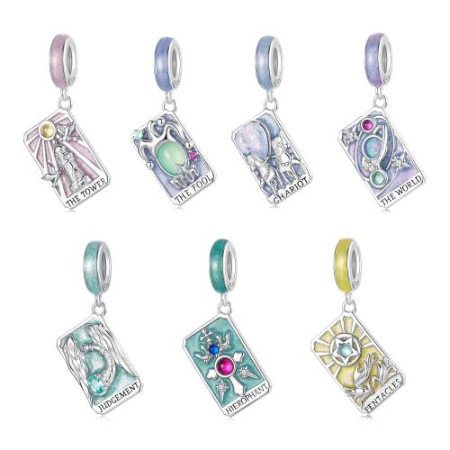 Сребърен Талисман Tarot card-The world