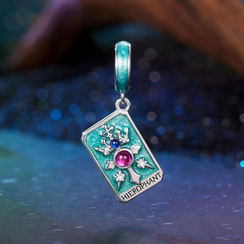 Сребърен Талисман Tarot Card-The Hierophant