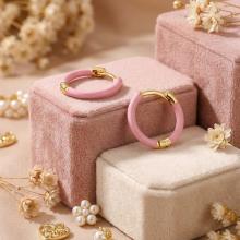 Сребърни обеци с емайл Emma