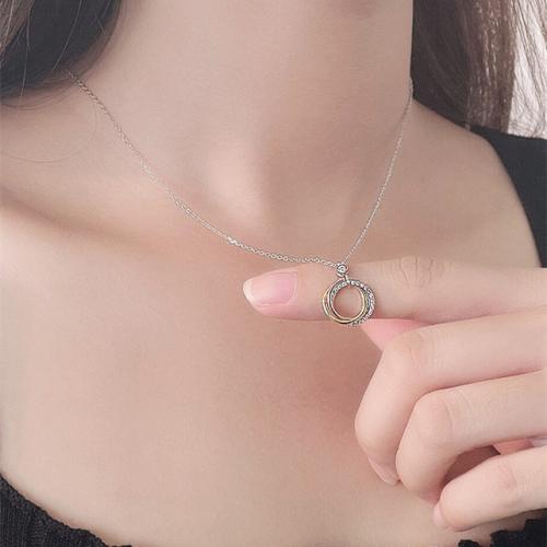 Сребърно колие Тринити