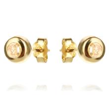 Златни обеци Ава 5мм