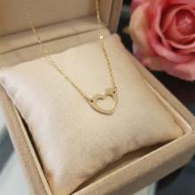 Златно  колие Сърце