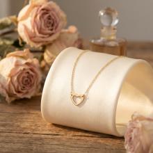 Златно  колие Сърце