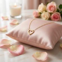 Златно  колие Сърце