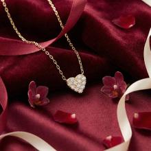 Златно колие Нежно Сърце 5мм Златно колие Нежно Сърце 5мм