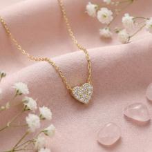 Златно колие Нежно Сърце 5мм Златно колие Нежно Сърце 5мм