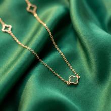 Златно колие Green Clover