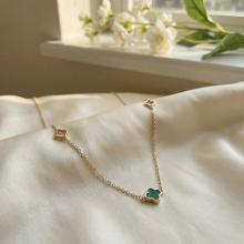 Златно колие Green Clover