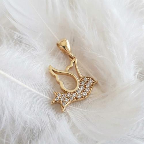 Златен медальон Гълъб