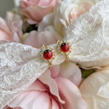 Детски златни обеци Калинки