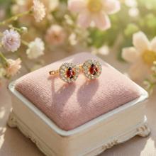 Златни обеци Калинки