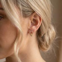 Златни обеци Aurora