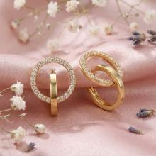 Златни обеци Aurora