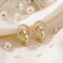 Златни обеци Aurora