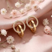 Златни обеци Aurora