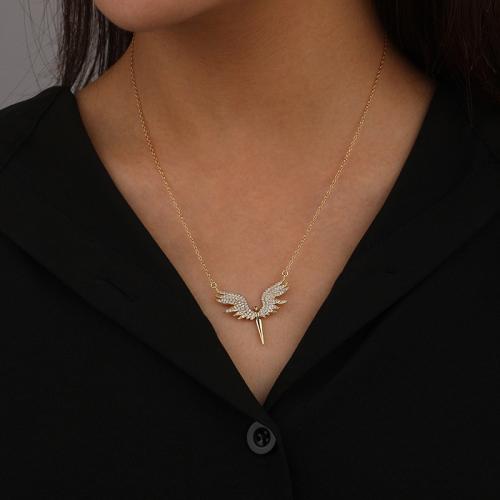 Сребърно колие Феникс