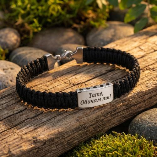 Мъжка плетена гривна R2