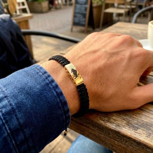 Мъжка златна гривна R9