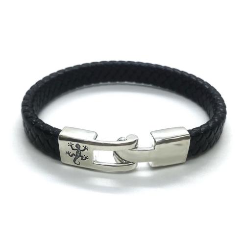 Мъжка кожена гривна R1